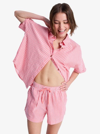 Lekeitio Break High Stripe - Beach Shorts for Women  ERJNS03628