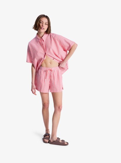 Lekeitio Break High Stripe - Beach Shorts for Women  ERJNS03628