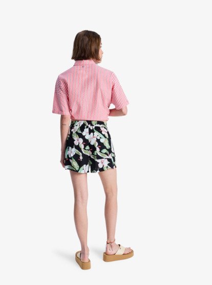 Lekeitio Bay Printed - Beach Shorts for Women  ERJNS03629