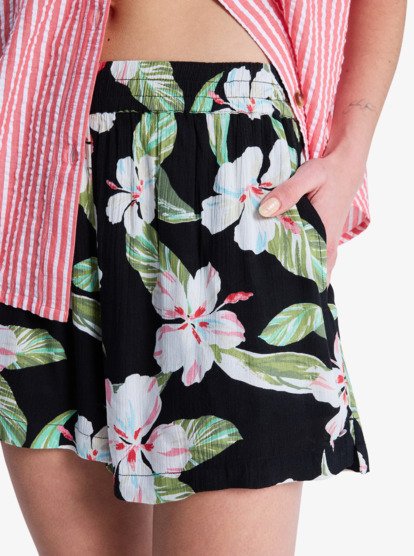 Lekeitio Bay Printed - Beach Shorts for Women  ERJNS03629