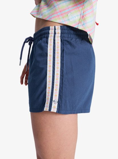 Sunlit Smiles - Elasticated Shorts for Women  ERJNS03633