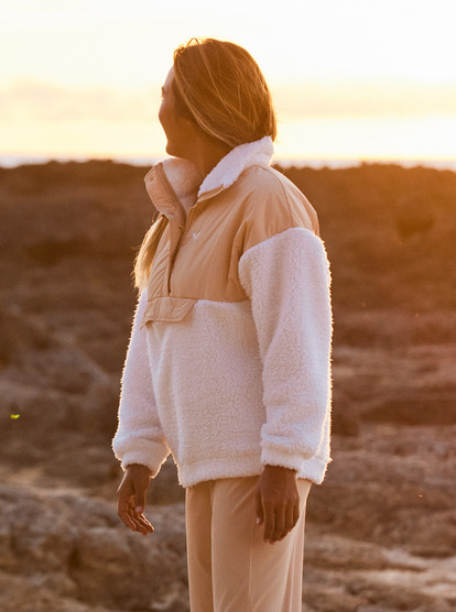 Waves Of Warmth - Half-Zip Fleece for Women  ERJPF03158