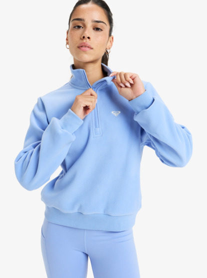 Waves Of Warmth Half Zip - Sport Jumper for Women  ERJPF03203