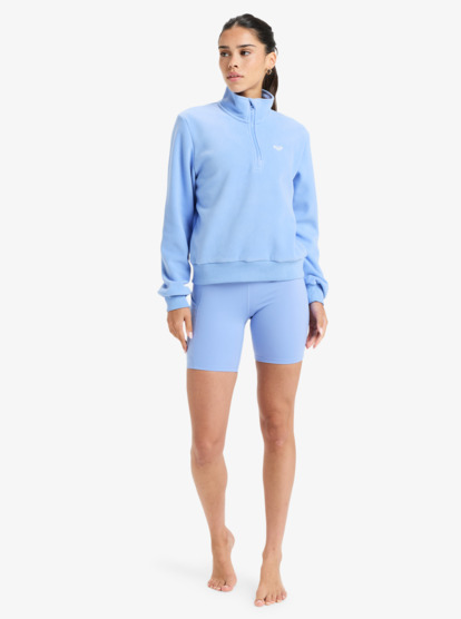 Waves Of Warmth Half Zip - Sport Jumper for Women  ERJPF03203