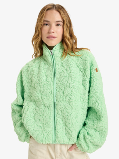 Blurry Cloud - Full Zip Relaxed Fleece for Women  ERJPF03212