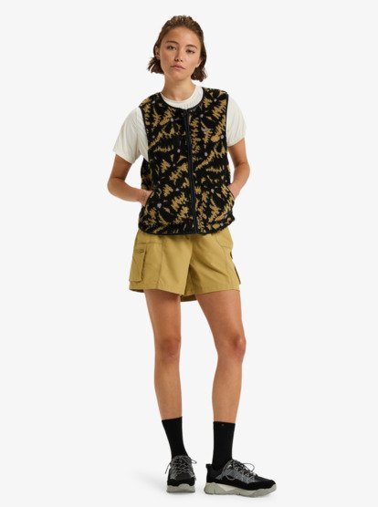 roxy, Waves Of Warmth Easy - Sport-Weste für Frauen, ANTHRACITE BIG FLOWERS (kvj3) Waves Of Warmth Easy - Sport Vest for Women  ERJPF03218