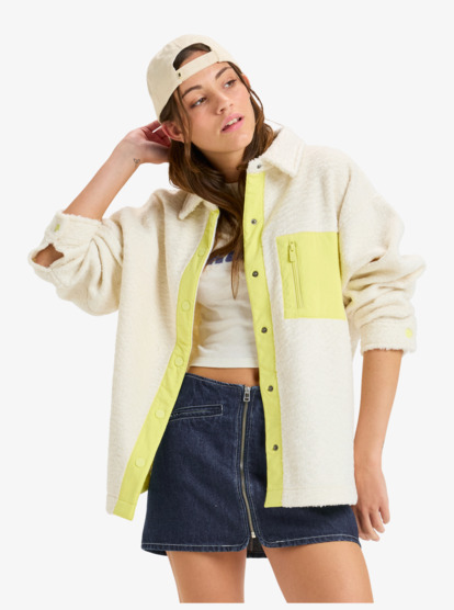 Chloe Kim Polar Shacket - Polar Fleece Shirt Jacket for Women  ERJPF03231