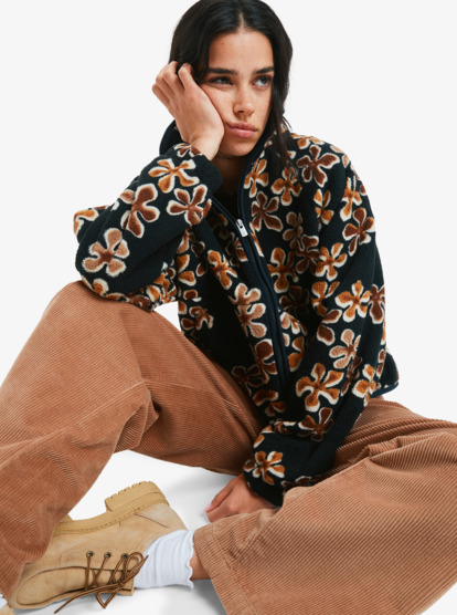 Blurry Cloud - Zip-Up Fleece for Women  ERJPF03241