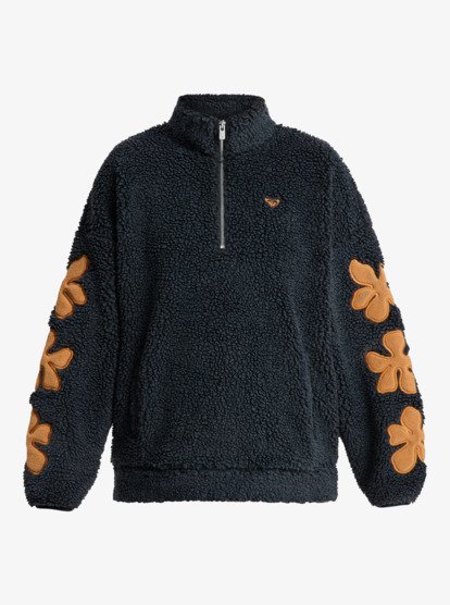 roxy, Far Away - Zip-Up Fleece for Women, ANTHRACITE (kvj0) Far Away - Zip-Up Fleece for Women  ERJPF03244
