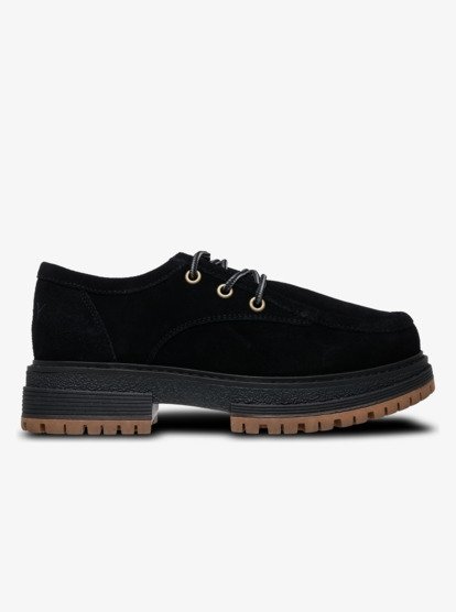 roxy, Work It Low - Leather Shoes for Women, BLACK (blk) Work It Low - Leather Shoes for Women  ERJS700004