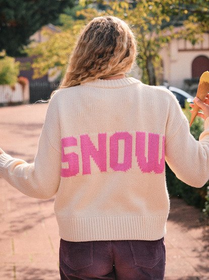 Exploring Heart - Crew Neck Jumper for Women  ERJSW03674