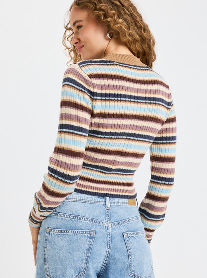 Playa Morning - Long Sleeve Cropped Jumper for Women  ERJSW03680