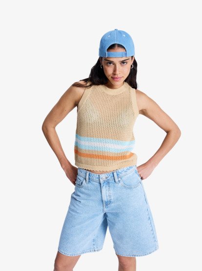 Sandy Shells - Knitted Top for Women  ERJSW03694