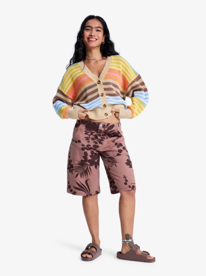 Cosmic Coast Stripes - Cardigan for Women  ERJSW03695