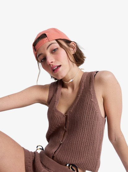 Beach Bungalow - Knit strappy Top for Women  ERJSW03696