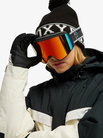 roxy, Storm Mg - Masque de ski/snowboard pour Femme, BLACK/CLUX ML INFRARED S3 (kvj1) Storm Mg - Ski/Snowboard Goggles for Women  ERJTG03253