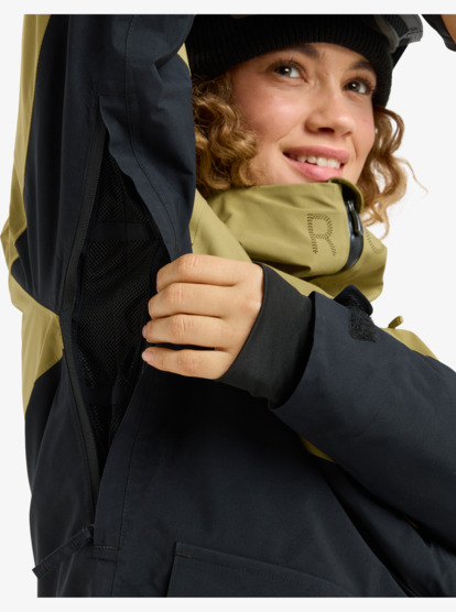 roxy, GORE-TEX® Stretch Purelines - Chaqueta técnica snow para mujer, FENNEL SEED (tmg0) GORE-TEX® Stretch Purelines - Technical Snow Jacket for Women  ERJTJ03506