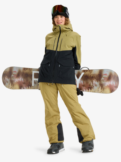 roxy, GORE-TEX® Stretch Purelines - Chaqueta técnica snow para mujer, FENNEL SEED (tmg0) GORE-TEX® Stretch Purelines - Technical Snow Jacket for Women  ERJTJ03506