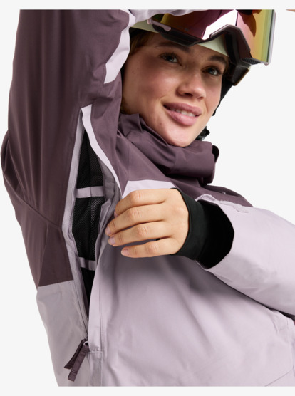 roxy, GORE-TEX® Stormday - Veste de snow technique pour Femme, NIRVANA (pjq0) GORE-TEX® Stormday - Technical Snow Jacket for Women  ERJTJ03507