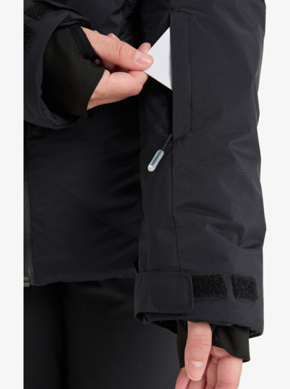 roxy, Luna Frost - Casaco técnico de snow para mulher, TRUE BLACK (kvj0) Luna Frost - Technical Snow Jacket for Women  ERJTJ03508