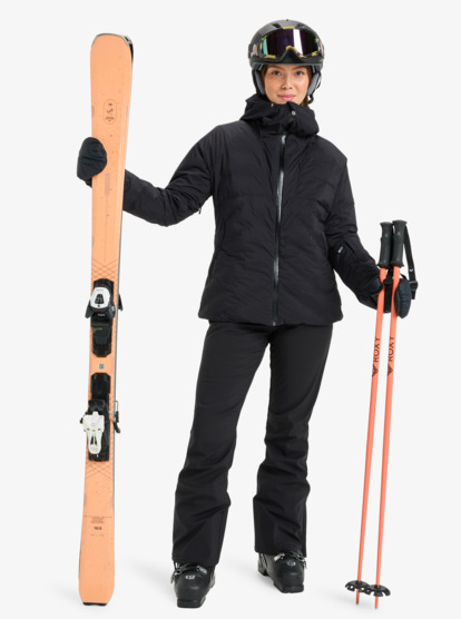 roxy, Luna Frost - Casaco técnico de snow para mulher, TRUE BLACK (kvj0) Luna Frost - Technical Snow Jacket for Women  ERJTJ03508
