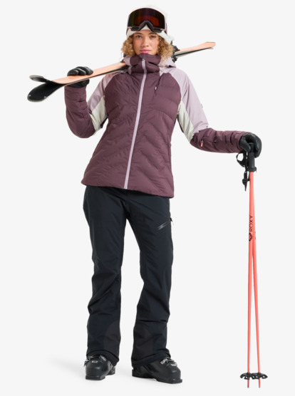roxy, Luna Frost - Technical Snow Jacket for Women, HUCKLEBERRY (rrf0) Luna Frost - Technical Snow Jacket for Women  ERJTJ03508