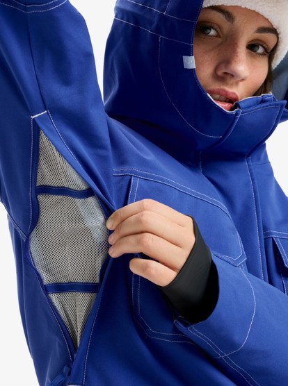 roxy, Chloe Kim - Technical Snow Jacket for Women, DAZZLING BLUE (ppm0) Chloe Kim - Technical Snow Jacket for Women  ERJTJ03511
