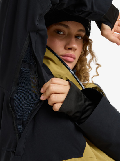 roxy, Wild Twist - Chaqueta técnica snow para mujer, TRUE BLACK (kvj0) Wild Twist - Technical Snow Jacket for Women  ERJTJ03513