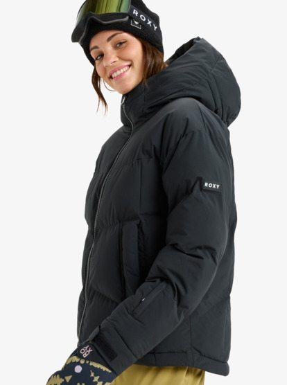 roxy, Alofted Puffy - Chaqueta técnica snow para mujer, TRUE BLACK (kvj0) Alofted Puffy - Technical Snow Jacket for Women  ERJTJ03514