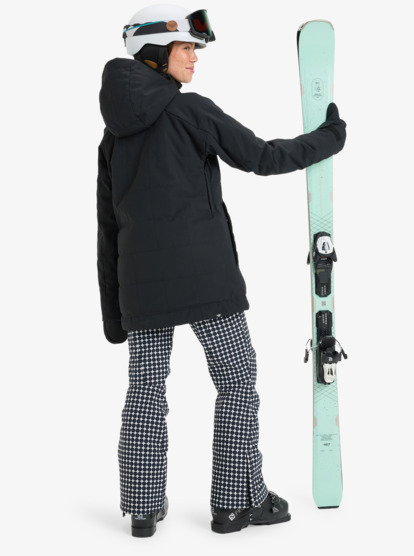 roxy, Radiant Lines Overhead - Technical Snow Jacket for Women, TRUE BLACK (kvj0) Radiant Lines Overhead - Technical Snow Jacket for Women  ERJTJ03517
