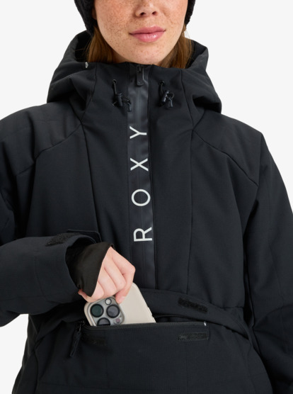 roxy, Radiant Lines Overhead - Technical Snow Jacket for Women, TRUE BLACK (kvj0) Radiant Lines Overhead - Technical Snow Jacket for Women  ERJTJ03517