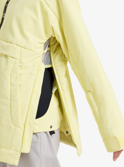 roxy, Radiant Lines Overhead - Casaco técnico de snow para mulher, YELLOW PEAR (yfk0) Radiant Lines Overhead - Technical Snow Jacket for Women  ERJTJ03517
