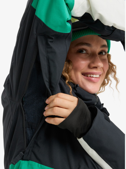 roxy, Stormdash 20K - Veste de snow technique pour Femme, TRUE BLACK (kvj0) Stormdash - Technical Snow Jacket for Women  ERJTJ03520