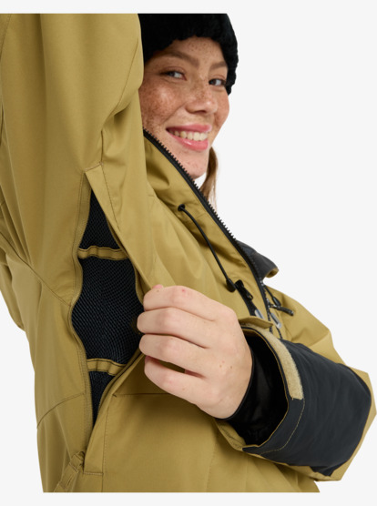 roxy, Upwards - Technical Snow Jacket for Women, FENNEL SEED (tmg0) Upwards - Technical Snow Jacket for Women  ERJTJ03521