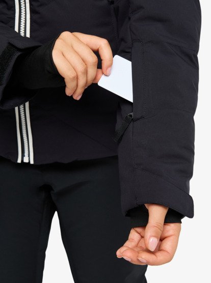 roxy, Snowdrift 15K - Funktionelle Snow-Jacke mit Kapuze für Frauen, TRUE BLACK (kvj0) Snowdrift 15K - Technical Snow Jacket for Women  ERJTJ03525