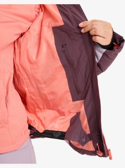roxy, Snowdrift 15K - Technisch Snowjack voor Dames, HUCKLEBERRY (rrf0) Snowdrift 15K - Technical Snow Jacket for Women  ERJTJ03525