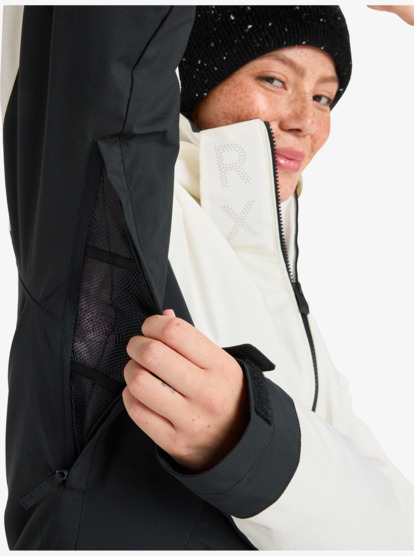 roxy, Free Jet Block - Technical Snow Jacket for Women, TRUE BLACK (kvj0) Free Jet Block - Technical Snow Jacket for Women  ERJTJ03526