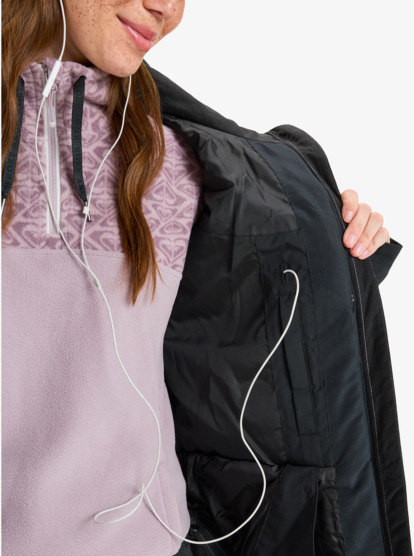 roxy, Free Jet Block - Technical Snow Jacket for Women, TRUE BLACK (kvj0) Free Jet Block - Technical Snow Jacket for Women  ERJTJ03526