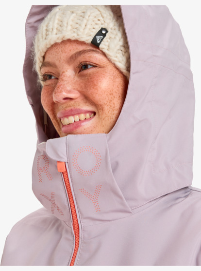 roxy, Free Jet Block 10K - Veste de snow technique pour Femme, NIRVANA (pjq0) Free Jet Block - Technical Snow Jacket for Women  ERJTJ03526