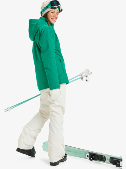 roxy, Brylee 10K - Veste de snow technique pour Femme, VIVID GREEN (gnw0) Brylee - Technical Snow Jacket for Women  ERJTJ03530