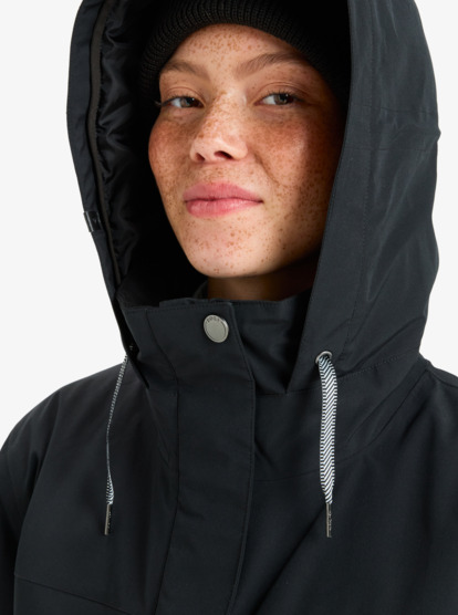 roxy, Brylee 10K - Veste de snow technique pour Femme, TRUE BLACK (kvj0) Brylee - Technical Snow Jacket for Women  ERJTJ03530