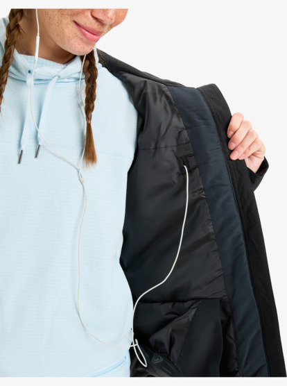 roxy, Brylee 10K - Veste de snow technique pour Femme, TRUE BLACK (kvj0) Brylee - Technical Snow Jacket for Women  ERJTJ03530