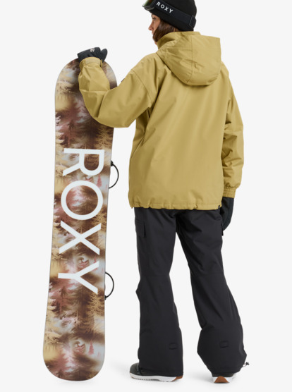 roxy, Landscape 10K - Veste de snow technique pour Femme, FENNEL SEED (tmg0) Landscape - Technical Snow Jacket for Women  ERJTJ03532
