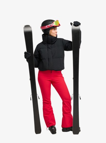 roxy, Snow Winter Rebel - Chaqueta técnica snow para mujer, TRUE BLACK (kvj0) Snow Winter Rebel - Technical Snow Jacket for Women  ERJTJ03545