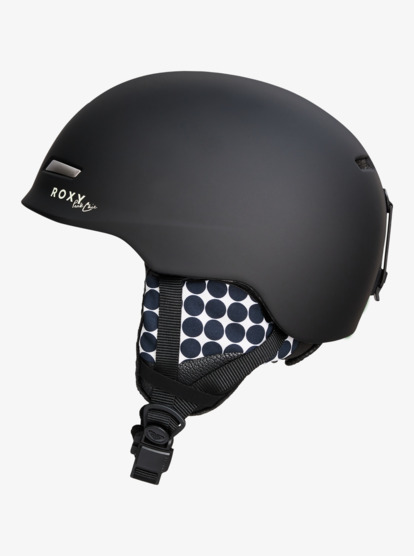 roxy, Angie - Snow Ski Helmet for Women, TRUE BLACK BIG DOTS (kvj4) Angie - Snow Ski Helmet for Women  ERJTL03083
