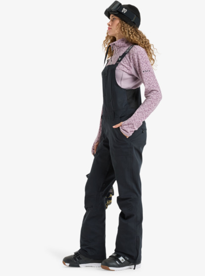 roxy, Rideout - Salopette de snow technique pour Femme, TRUE BLACK (kvj0) Rideout - Technical Snow Bib for Women  ERJTP03290
