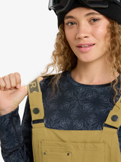roxy, Rideout - Peto técnico de snow para mujer, FENNEL SEED (tmg0) Rideout - Technical Snow Bib for Women  ERJTP03290