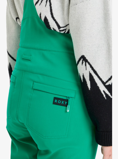 roxy, Summit - Salopette de snow technique pour Femme, VIVID GREEN (gnw0) Summit - Technical Snow Bib for Women  ERJTP03291