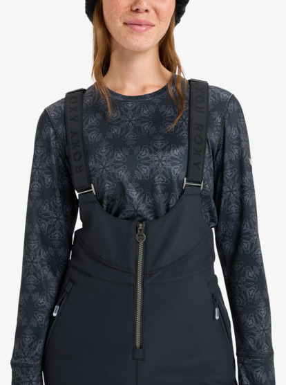 roxy, Summit - Peto técnico de snow para mujer, TRUE BLACK (kvj0) Summit - Technical Snow Bib for Women  ERJTP03291