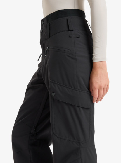 roxy, Passive Lines - Technical Snow Pants for Women, TRUE BLACK (kvj0) Passive Lines - Technical Snow Pants for Women  ERJTP03293